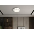 Globo FLORDELIS mennyezet lámpa fém, műanyag, fehér, króm, LED, 24W, 3000-4000-6000K, 968Lm - 48036-24