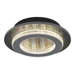 Globo JAYDEN mennyezet lámpa fém, műanyag, fekete, antracit, szürke, LED, 12W, 3000-4000-6500K, 470Lm - 48042-12A