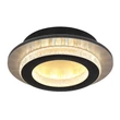 Globo JAYDEN mennyezet lámpa fém, műanyag, fekete, arany ,áttetsző LED, 12W, 3000-4000-6500K, 470Lm - 48042-12G