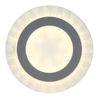 Globo JAYDEN mennyezet lámpa fém, műanyag, fehér,  áttetsző , szürke, LED, 12W, 3000-4000-6500K, 470Lm - 48042-12W