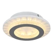 Globo JAYDEN mennyezet lámpa fém, műanyag, fehér,  áttetsző , szürke, LED, 12W, 3000-4000-6500K, 470Lm - 48042-12W