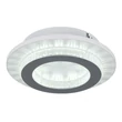 Globo JAYDEN mennyezet lámpa fém, műanyag, fehér,  áttetsző , szürke, LED, 12W, 3000-4000-6500K, 470Lm - 48042-12W