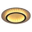 Globo JAYDEN mennyezet lámpa fém, műanyag, fekete, arany ,áttetsző LED, 24W, 3000-4000-6500K, 920Lm - 48042-24G