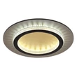 Globo JAYDEN mennyezet lámpa fém, műanyag, fekete, arany ,áttetsző LED, 24W, 3000-4000-6500K, 920Lm - 48042-24G