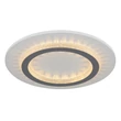 Globo JAYDEN mennyezet lámpa fém, műanyag, fehér,  áttetsző , szürke, LED, 24W, 3000-4000-6500K, 920Lm - 48042-24W