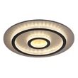 Globo JAYDEN mennyezet lámpa fém, műanyag, fekete, arany ,áttetsző LED, 40W, 3000-6500K, 1300Lm - 48042-40G