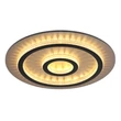 Globo JAYDEN mennyezet lámpa fém, műanyag, fekete, arany ,áttetsző LED, 40W, 3000-6500K, 1300Lm - 48042-40G