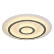 Globo JAYDEN mennyezet lámpa fém, műanyag, fehér,  áttetsző , szürke, LED, 40W, 3000-6500K, 1300Lm - 48042-40W