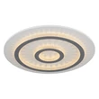 Globo JAYDEN mennyezet lámpa fém, műanyag, fehér,  áttetsző , szürke, LED, 40W, 3000-6500K, 1300Lm - 48042-40W