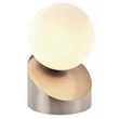 Globo ALISA asztali lámpa fém, üveg, nikkel, fehér, G9 - 50300101