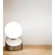 Globo ALISA asztali lámpa fém, üveg, nikkel, fehér, G9 - 50300101