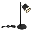 Globo LUCERO asztali lámpa fém, műanyag, fekete, fehér, GX53, 7W, 3000K, 364 Lm - 57852T