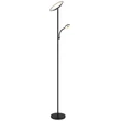 Globo SKOPO állólámpa fém, műanyag, fekete, fehér, LED, 20W+5W, 1100Lm+330lLm, CCT 3000/4000/6500K - 58011
