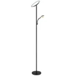 Globo SKOPO állólámpa fém, műanyag, fekete, fehér, LED, 20W+5W, 1100Lm+330lLm, CCT 3000/4000/6500K - 58011