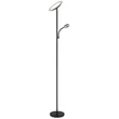 Globo SKOPO állólámpa fém, műanyag, fekete, fehér, LED, 20W+5W, 1100Lm+330lLm, CCT 3000/4000/6500K - 58011