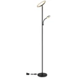 Globo SKOPO állólámpa fém, műanyag, fekete, fehér, LED, 20W+5W, 1100Lm+330lLm, CCT 3000/4000/6500K - 58011