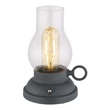 Globo PETRO dekor lámpa műanyag, üveg, antracit, áttetsző, borostyán, LED, 1W, 2700K, 65Lm - 58016A