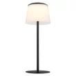 Globo MARIAM kültéri asztali lámpa fém, műanyag, fekete, fehér, LED, 1.8W, 3000K, 150Lm IP44 - 58462F