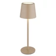 Globo VANCOUVER kültéri asztali lámpa fém, műanyag, homokszín, fehér, LED, 1.2W, 3000-4500-6000K, 50Lm, IP44 - 58482S