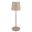 Globo VANCOUVER kültéri asztali lámpa fém, műanyag, homokszín, fehér, LED, 1.2W, 3000-4500-6000K, 50Lm, IP44 - 58482S
