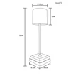 Globo DIXON asztali lámpa fém, műanyag, szövet, fekete, LED, 1.5W, 2900K, 30Lm - 58487B