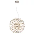Globo KATRINA függeszték fém, króm, kristály, fekete, füstszín, G9, 28W, 3000K, 350Lm - 64135H1C