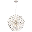Globo KATRINA függeszték fém, króm, kristály,  füstszín, G9, 31.5W, 3000K, 350Lm - 64135H2C
