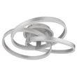 Globo HERWIG mennyezet lámpa fém, akril, szürke, fehér, LED, 56W, 2700-6000K, 688+485Lm - 67163-56