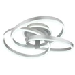 Globo HERWIG mennyezet lámpa fém, akril, szürke, fehér, LED, 56W, 2700-6000K, 688+485Lm - 67163-56