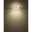 Globo HERWIG mennyezet lámpa fém, akril, szürke, fehér, LED, 56W, 2700-6000K, 688+485Lm - 67163-56