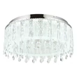 Globo KLUNKA mennyezet lámpa fém, kristály, króm, LED, 58W, 2700-6000K, 4798Lm - 67176-58D
