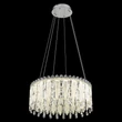 Globo KLUNKA függeszték fém, kristály, króm, LED, 58W, 2700-6000K, 4798Lm - 67176-58