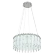 Globo KLUNKA függeszték fém, kristály, króm, LED, 58W, 2700-6000K, 4798Lm - 67176-58
