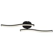 Globo ELOISE mennyezet lámpa fém, akril, fekete, fehér, LED, 12W, 4000K, 790Lm - 67178SC