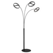 Globo DELLA állólámpa fém, műanyag, fekete, szürke, fehér, LED, 48W, 3000-4000-6000K, 1500Lm - 67179S1
