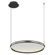 Globo BRIGGS függeszték fém, akril, fekete, LED, 36W, 2700-6000K, 800Lm - 67186-36