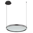 Globo BRIGGS függeszték fém, akril, fekete, LED, 36W, 2700-6000K, 800Lm - 67186-36