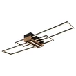 Globo DAKARI mennyezet lámpa fém, fa, műanyag, fekete, barna, fehér, LED, 40W, 3000K, 1920Lm - 67208-40N