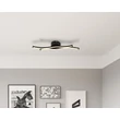 Globo BOYD mennyezet lámpa fém, akril, fekete, fehér, LED, 12W, 3000K, 560Lm - 67336-12