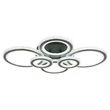 Globo KORA mennyezet lámpa fém, akril, fekete, antracit, fehér, LED, 60W, 2700-6000K, 3000Lm - 67338A-60