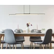 Globo KIRINA függeszték fém, műanyag, fekete, fehér, LED, 24W, 3000K, 1800Lm - 67342-24H