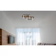Globo JEFFRY mennyezet lámpa fém, fa, műanyag, fekete, barna, fehér,LED, 16W, 3000K, 900Lm - 67350-16