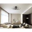 Globo KOMBOS mennyezet lámpa fém, műanyag, fekete, fehér, LED, 55W, 4000K, 3750Lm - 67355-55