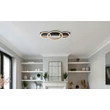Globo DAKARI I mennyezet lámpa fém, műanyag, fekete, barna, fehér, LED, 40W, 3000K, 1370Lm - 67356D1