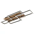 Globo JEFFRY mennyezet lámpa fém, műanyag, fekete, barna, fehér, LED, 40W, 3000-6500K, 2700Lm - 67359-40