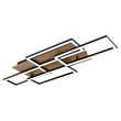Globo JEFFRY mennyezet lámpa fém, műanyag, fekete, barna, fehér, LED, 40W, 3000-6500K, 2700Lm - 67359-40