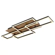 Globo JEFFRY mennyezet lámpa fém, műanyag, fekete, barna, fehér, LED, 40W, 3000-6500K, 2700Lm - 67359-40
