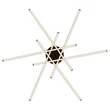 Globo LAWSON mennyezet lámpa fém, műanyag, fekete, fehér, LED, 40W, 3000K, 2870Lm - 67380-40