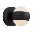 Globo RANDI fali lámpa műanyag, fekete, fehér, LED, 1.4W, 3000K, 90Lm - 78290AB