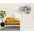 Globo DAYTONA fali lámpa fém, üveg, nikkel, fehér, E14 - 818901016X
